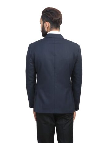 MANOXO Men Solid Single Breasted Blazer